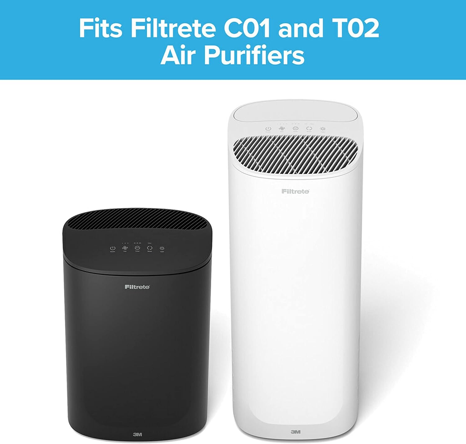 Filtrete Filtro purificador de aire F1, True HEPA Premium Allergen, Bacterias &...