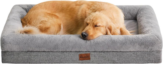 BFPETHOME Sofá cama para perros grandes, cama lavable para perros grandes con...