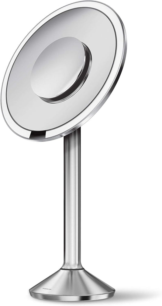 Espejo con sensor Simplehuman de 8 pulgadas, profesional (temperatura y color...