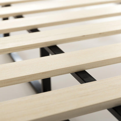 Base estándar para colchón, metal, soportes de madera, fácil montaje de Walter