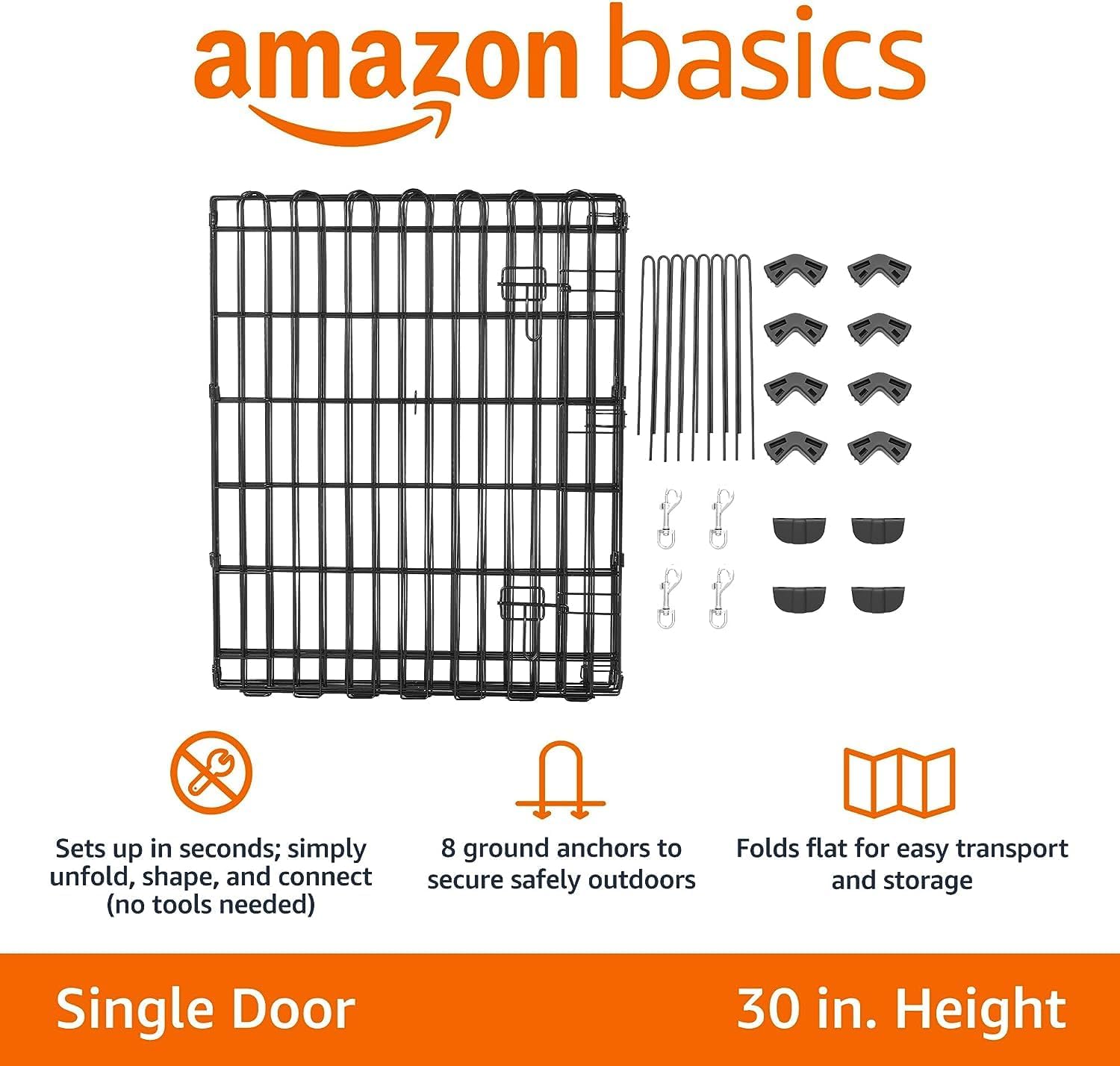 Tienda Basics Corralito plegable octagonal, cuadrado, rectangular de metal para...