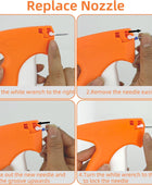 Pistola de etiquetado para ropa, kit de pistola de fijación de etiquetas de...
