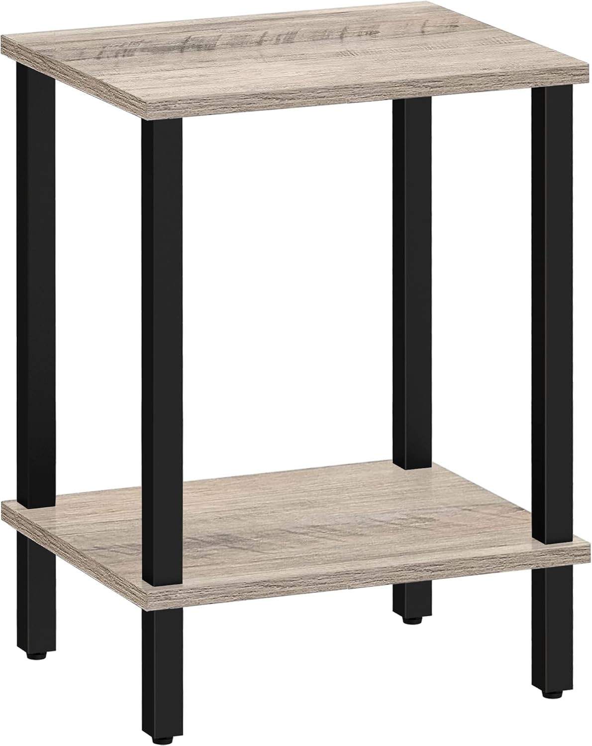TUTOTAK TB01BG034 - Mesa auxiliar, mesita de noche con estante de...
