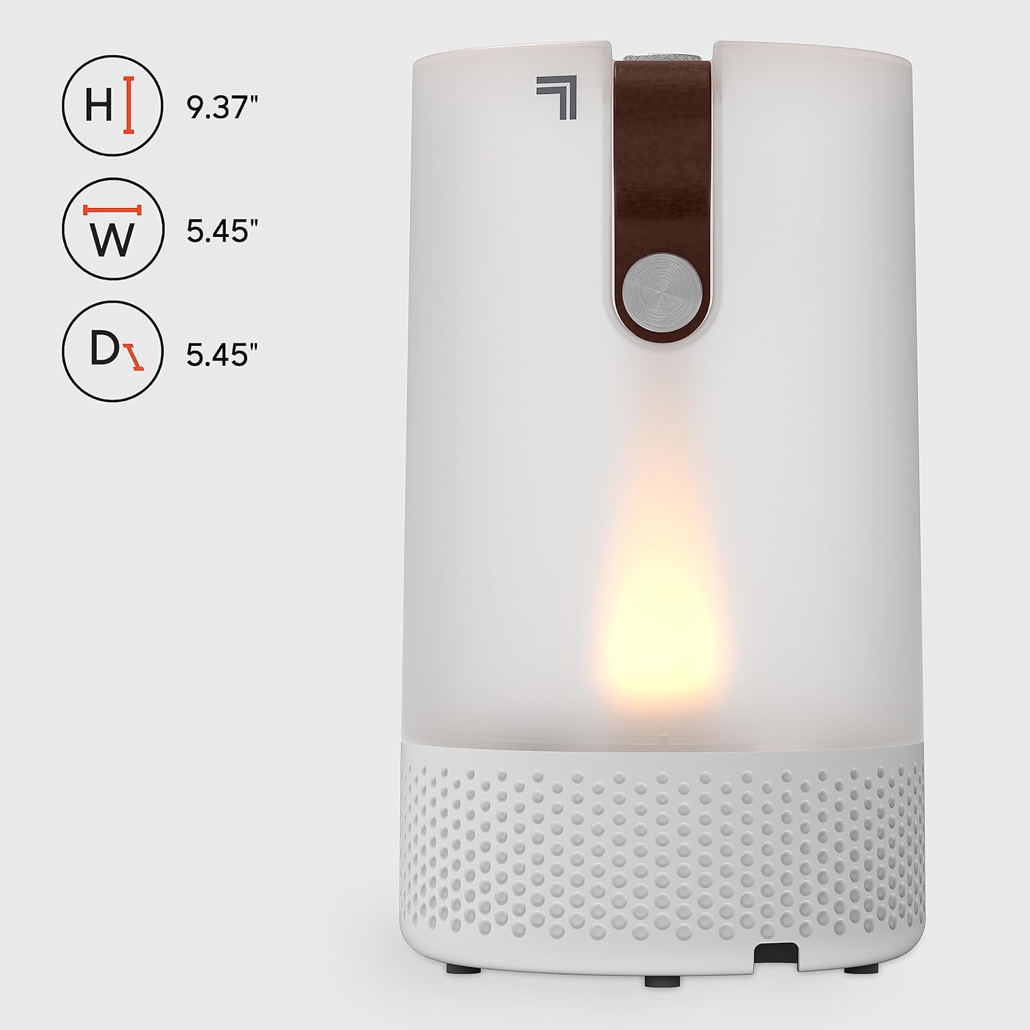 Sharper Image VOTIV 7 Humidificador ultrasónico con luz de vela sin llama,...