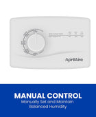 AprilAire Humidificador evaporativo de derivación pequeña para toda la casa con...