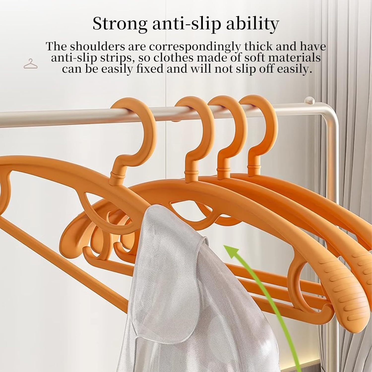 Percha de plástico para ropa, extra grueso, hombro ancho, para adultos,...