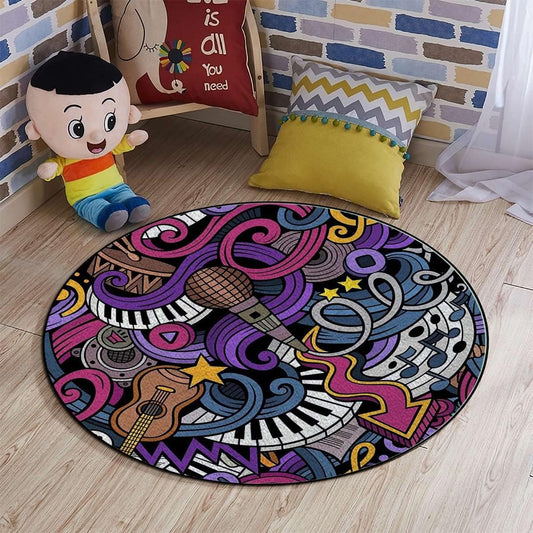 Alfombra redonda de estilo moderno, suave, antideslizante, circular para ducha,