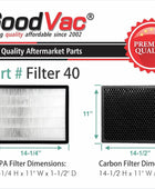 GOODVAC Kit de filtro HEPA compatible con purificadores de aire Alexapure...