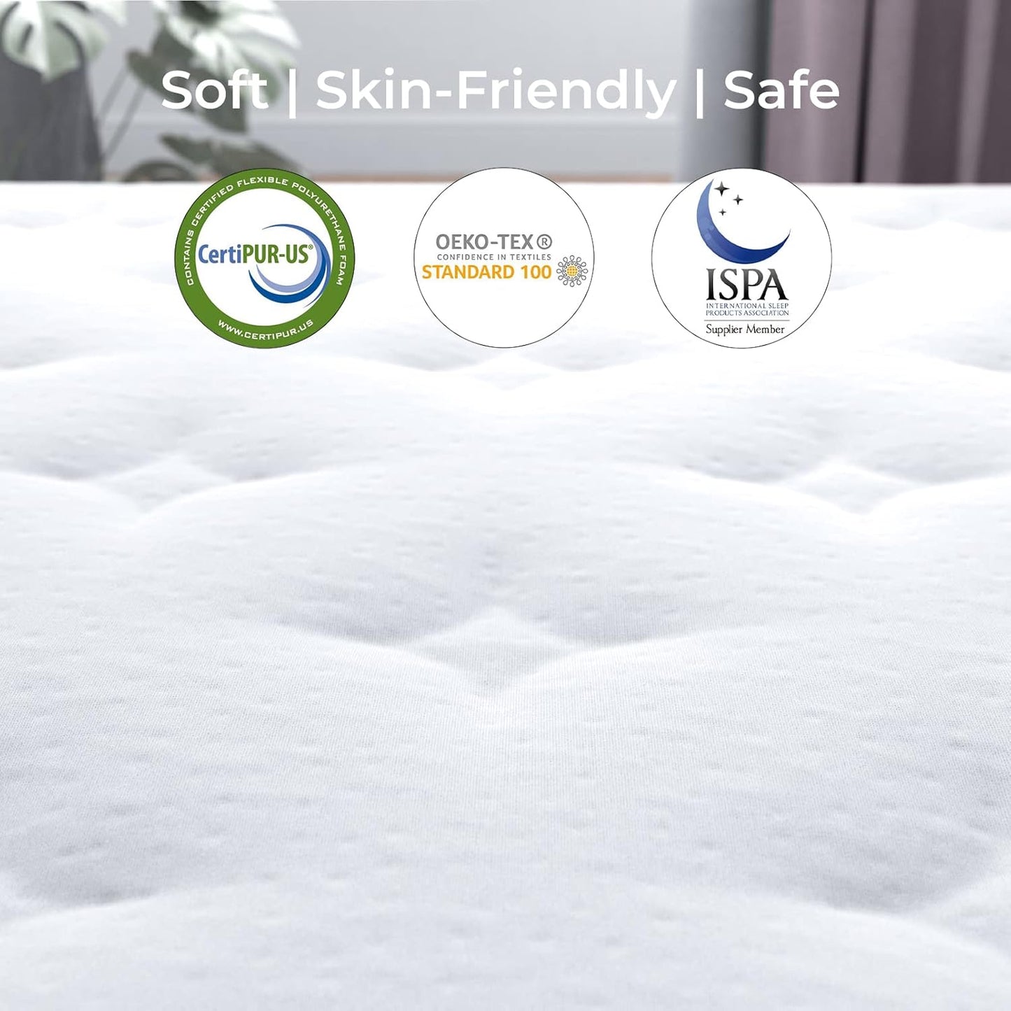 Twin Mattress, 12 Inch Hybrid Twin Mattress, Twin Size Mattress in a Box, Plush
