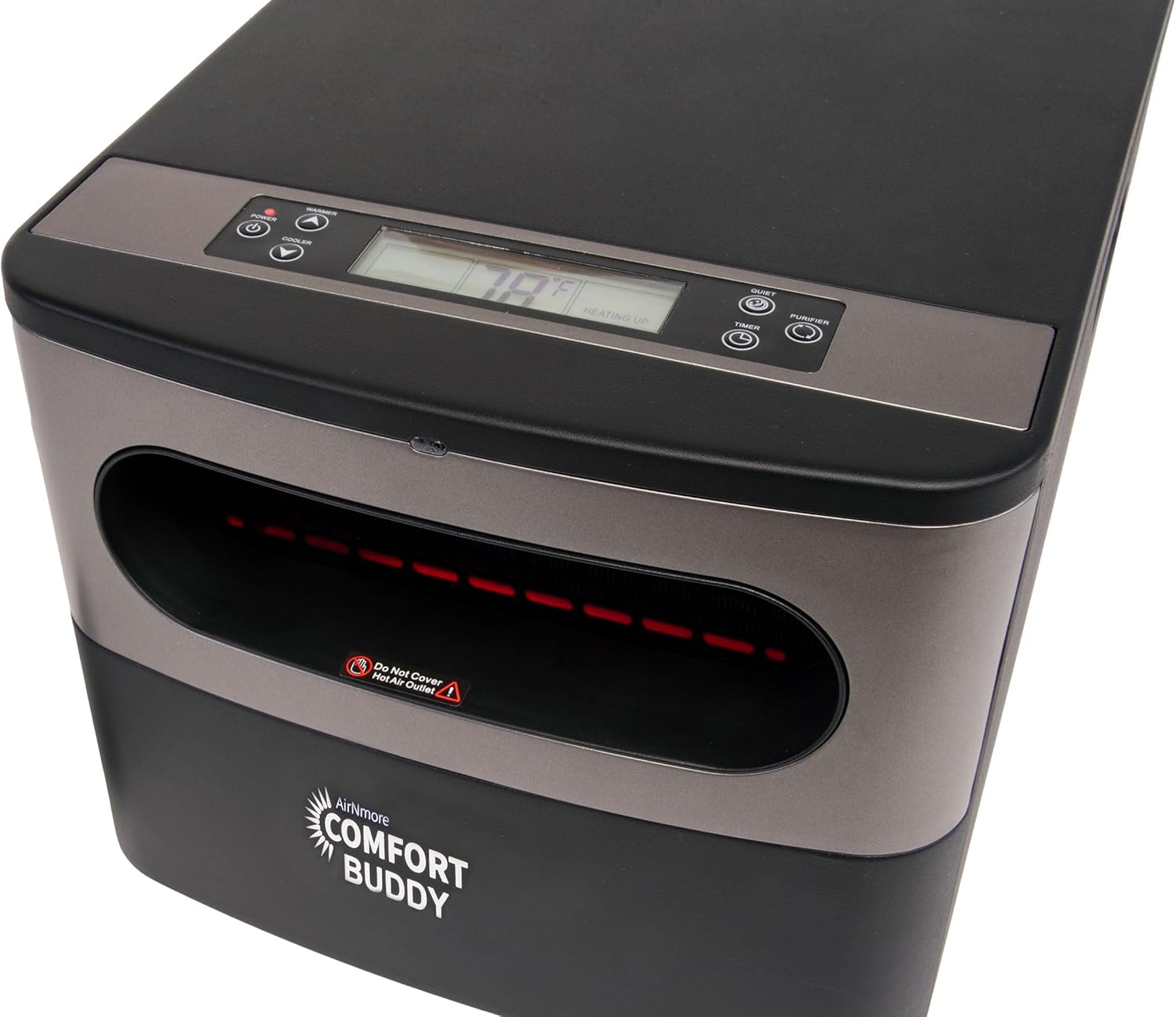Comfort Buddy, calentador de espacio de AirNmore, factor de forma pequeño único...