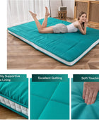 MAXYOYO - Colchón tipo futón japonés, acolchado, para cama, extra grueso,...