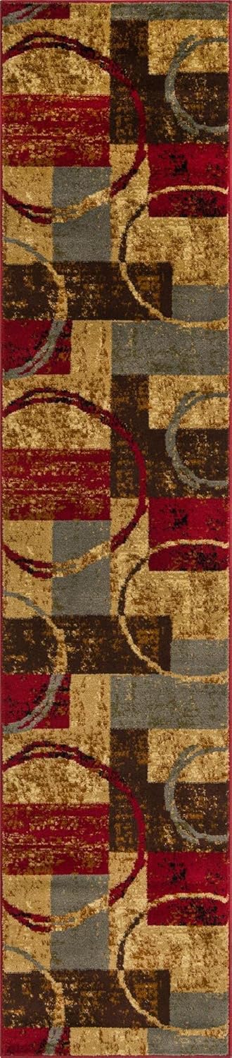 Unique Loom Barista Collection - Alfombra Kouillou (2 pies 2 pulgadas x 10...