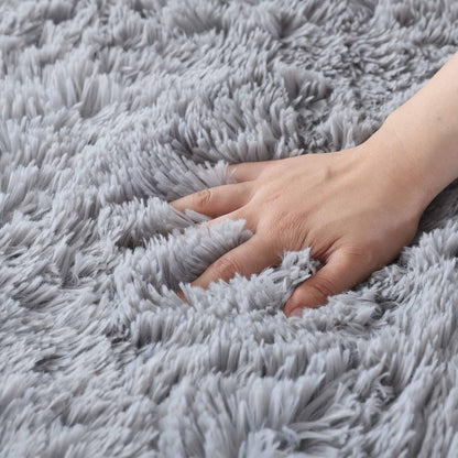 Alfombra mullida para dormitorio, 4 x 4 pies, alfombra suave para habitación de
