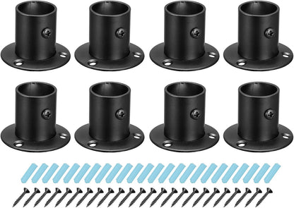 uxcell Soporte de barra de acero inoxidable de 1 pulgada de diámetro con
