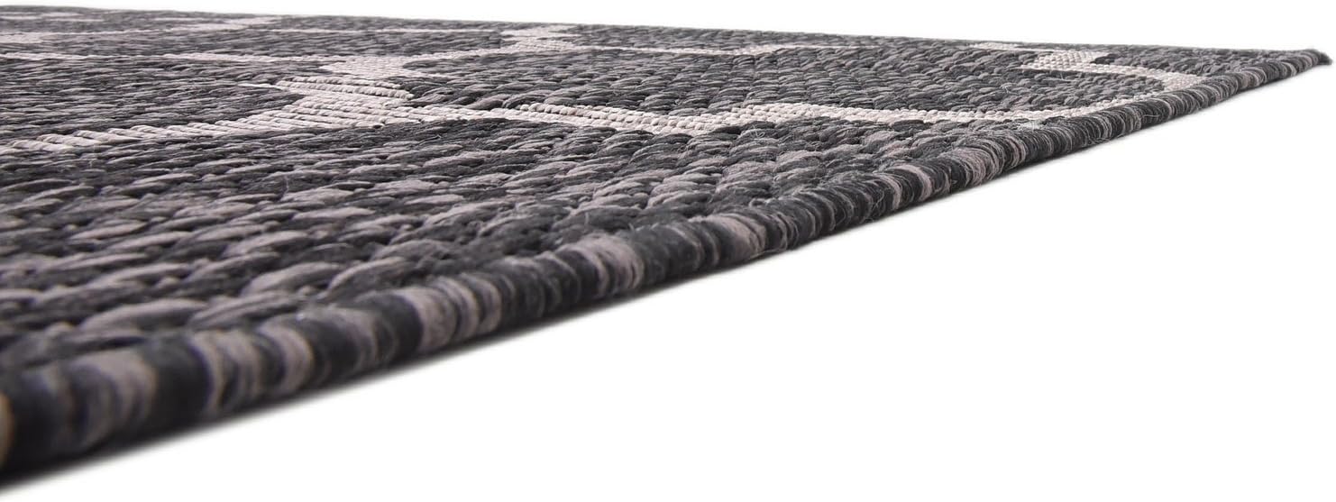 Trellis Collection Alfombra de uso exterior con diseño marroquí, de transición,