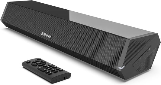 Bestisan - Barras de sonido para TV, barra de sonido pequeña de 16 pies50 W...