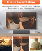 Bestisan - Barras de sonido para TV, barra de sonido pequeña de 16 pies50 W...