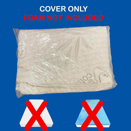 Funda de colchón de 9 x 42 x 80 pulgadas, suave, ajustada, con cremallera,