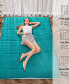 MAXYOYO - Colchón tipo futón japonés, acolchado, para cama, extra grueso,...