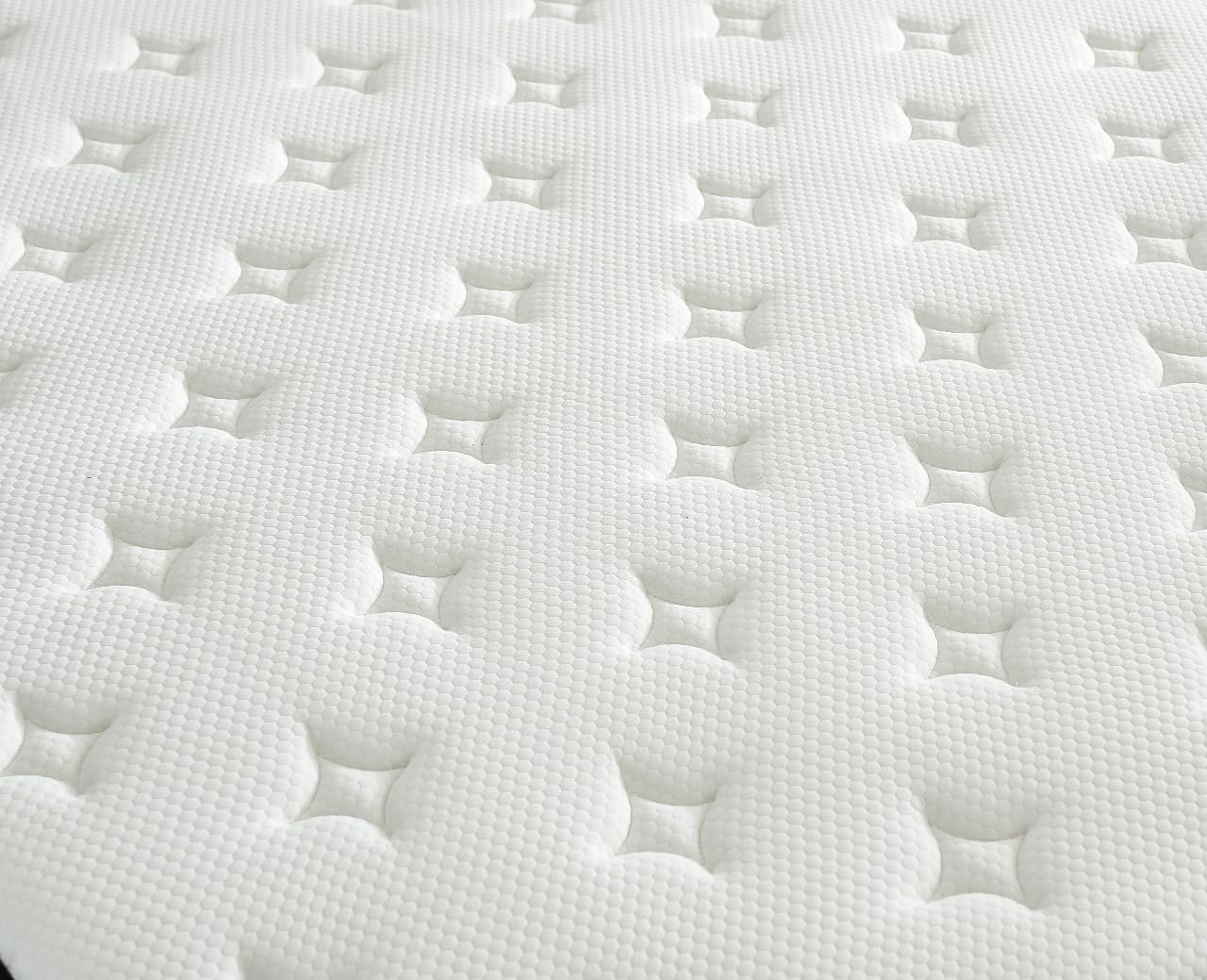 Colchón híbrido individual de 10 pulgadas en una caja, cojín de cama con diseño