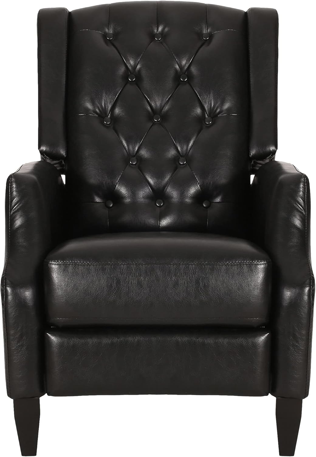 Christopher Knight Home Sadlier Recliner, negro medianoche + marrón oscuro