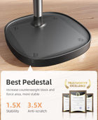 LISEN - Soporte para teléfono celular, ajustable, accesorios para escritorio de...