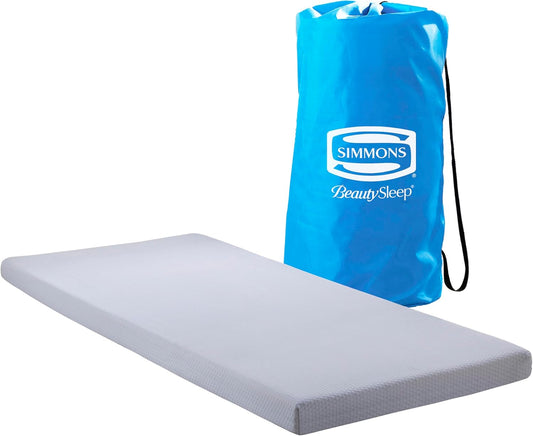 beautysleep Siesta 3" colchón de espuma con efecto de memoria camaalfombra de