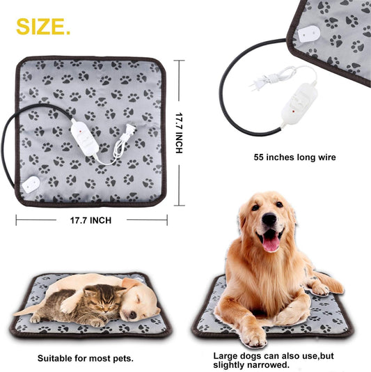 Almohadilla térmica impermeable para mascotas, perros y gatos, calefacción...