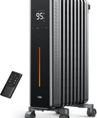 Dreo Calentador de radiador, aceite portátil de 1500 W relleno con control...