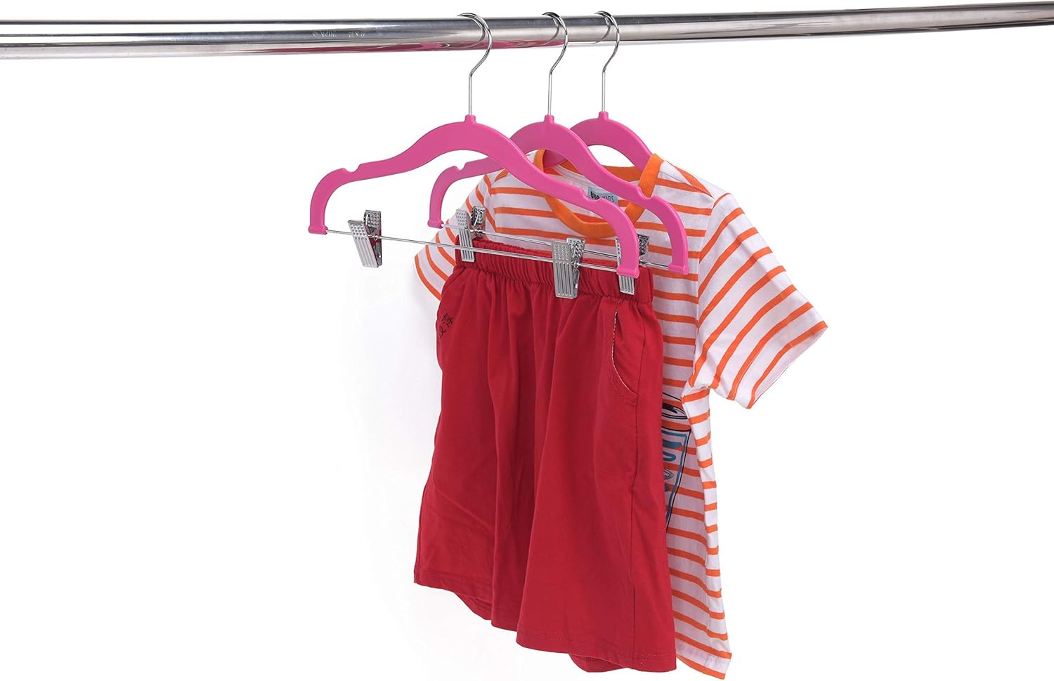 Perchas de plástico de calidad para niños, no aterciopeladas, delgadas,...
