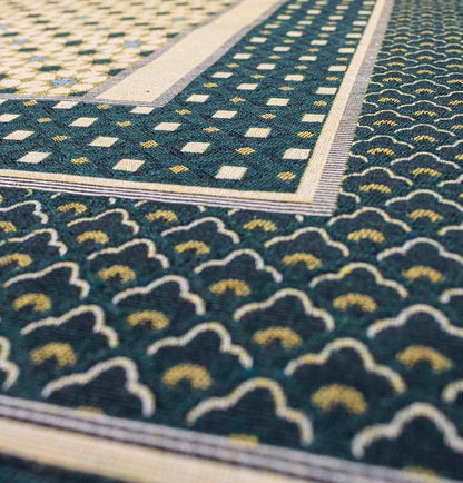 Alfombra de oración islámica turca Janamaz Sajjadah Alfombra de algodón tejido