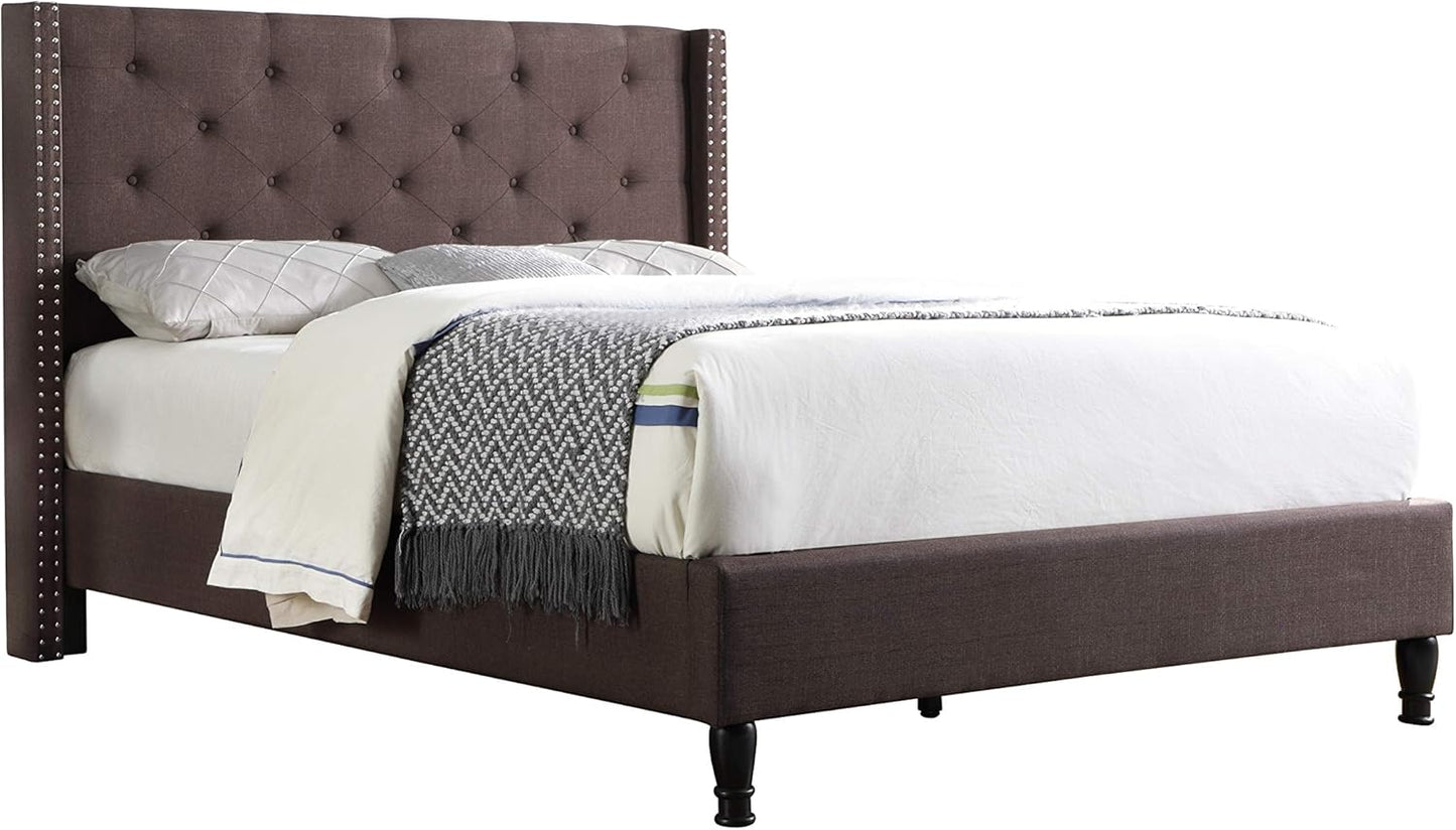 Cama con plataforma clásica con cabecero de 51 pulgadas, de la marca Home Life,