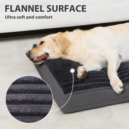 Vonabem Cama grande lavable con funda extraíble impermeable, camas para perros...