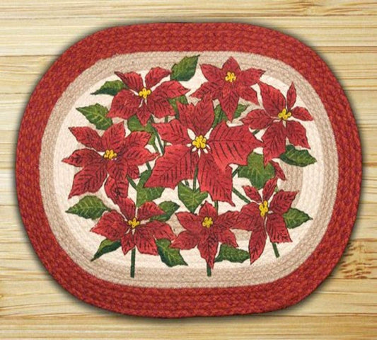 Earth Rugs alfombra, 20 x 30", rojo navideñonatural