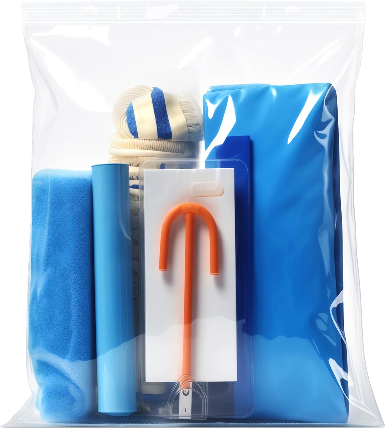 Paquete de 25 bolsas de plástico grandes para almacenamiento, bolsas...