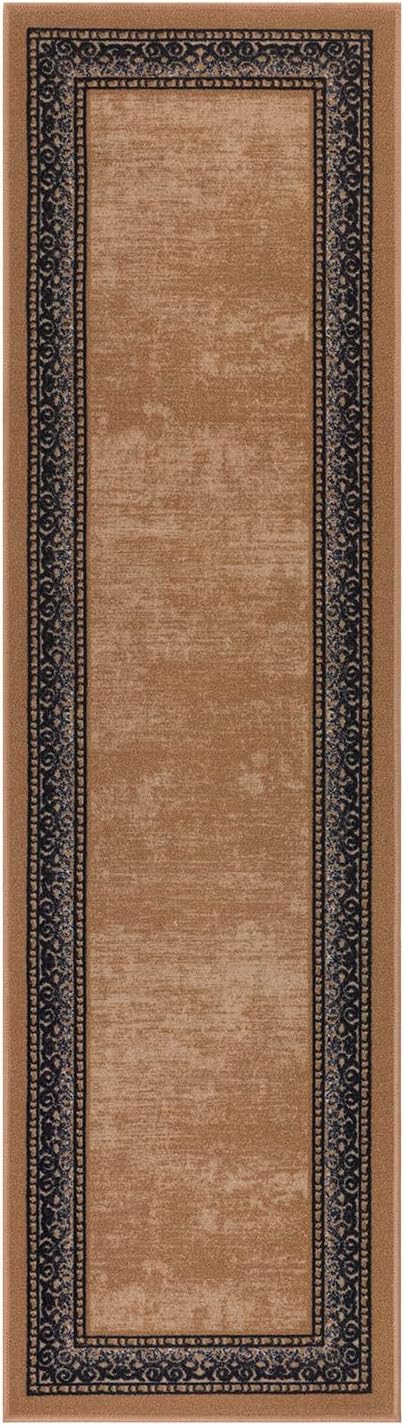Antep Rugs Alfombras Bordered Modern 2x5 antideslizante (antideslizante) pelo...