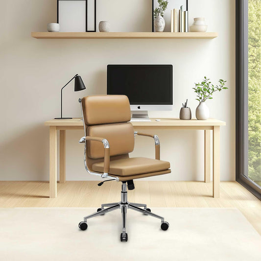 NEO CHAIR Escritorio de oficina, silla ergonómica ejecutiva de cuero, respaldo...