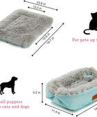 Cama para gatos pequeños, cama para gatos autocalentable, alfombrilla térmica...