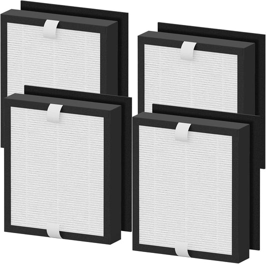 Paquete de 4 filtros de repuesto B compatibles con Idylis AC-2125, AC-2126,...