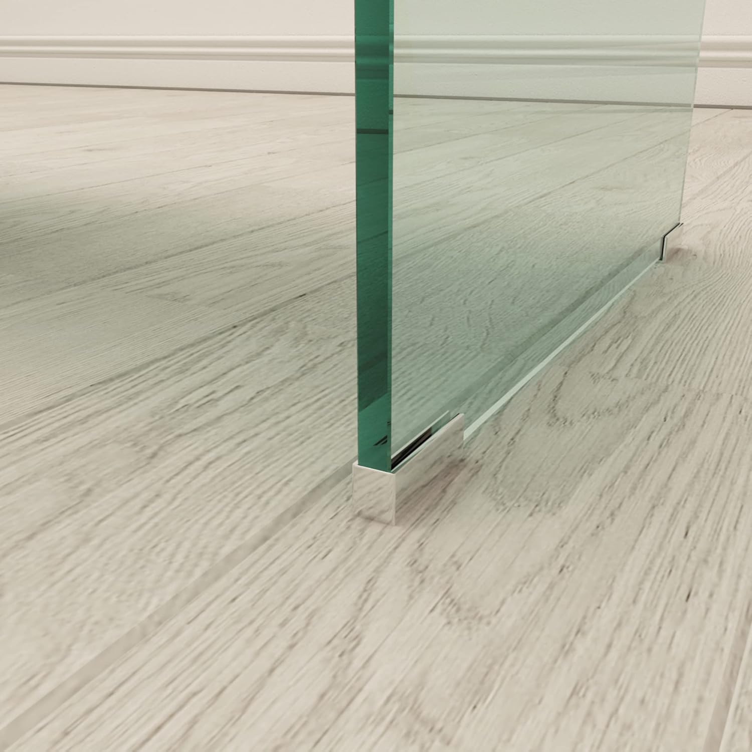 IANIYA Mesa de centro de cristal, mesas de centro transparentes para sala de...
