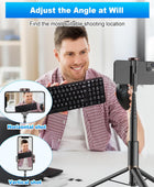 TONEOF Trípode para selfie para teléfono celular de 67 pulgadas, soporte de...
