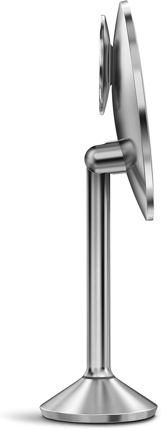 Espejo con sensor Simplehuman de 8 pulgadas, profesional (temperatura y color...