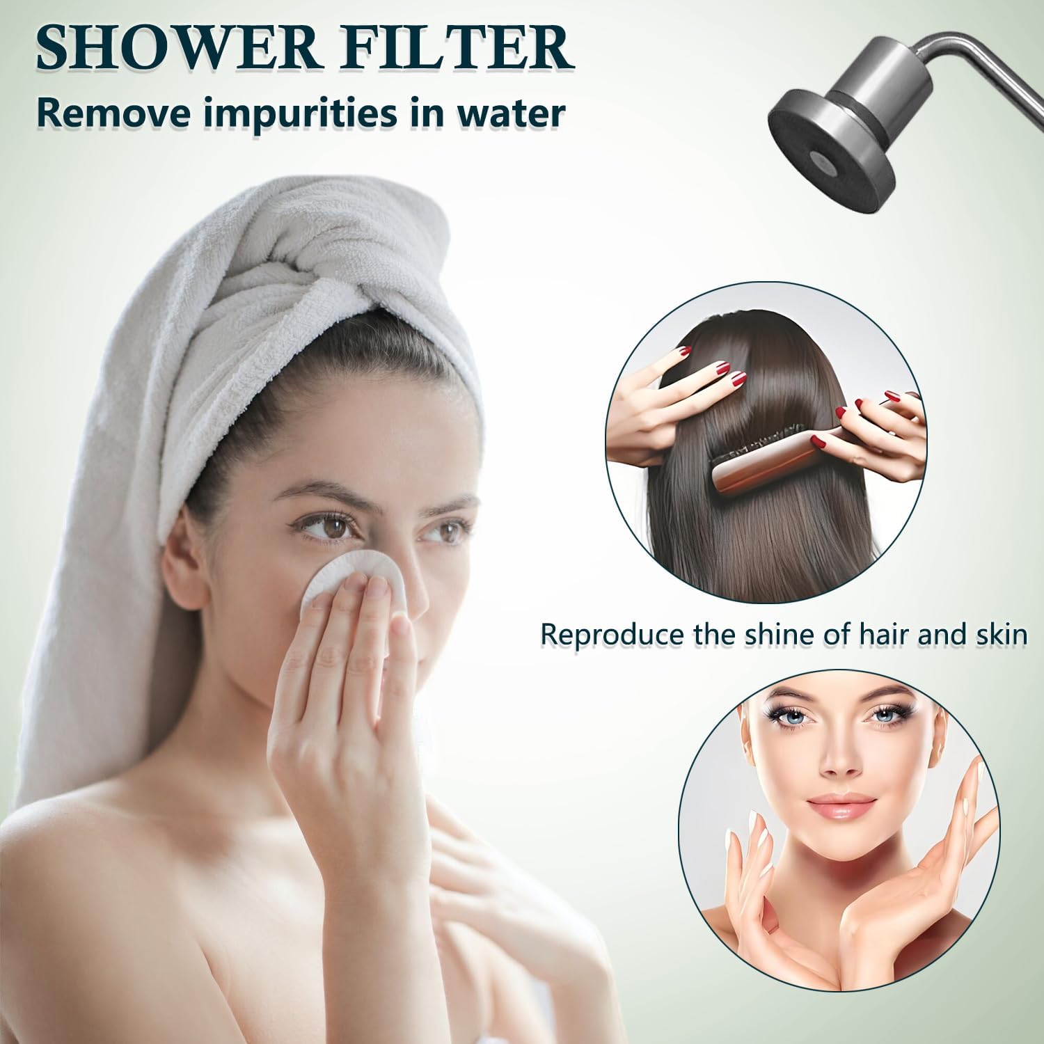 Filtro de repuesto compatible con cabezal de ducha filtrado JOLIE, filtro de...