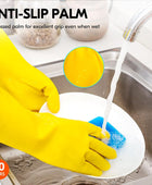 Vgo HH4601 pares de guantes reutilizables para el hogar, goma para
