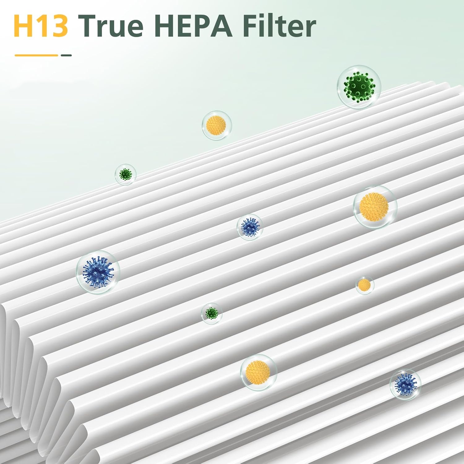 Air Pro - Filtros PECO-HEPA de repuesto compatibles con Moleku-le Tri-Power Air...