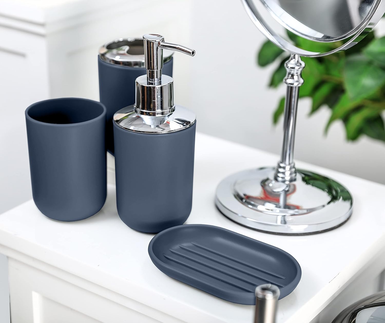 Moss & Stone Juego de 6 accesorios de baño, juegos de decoración de baño,...