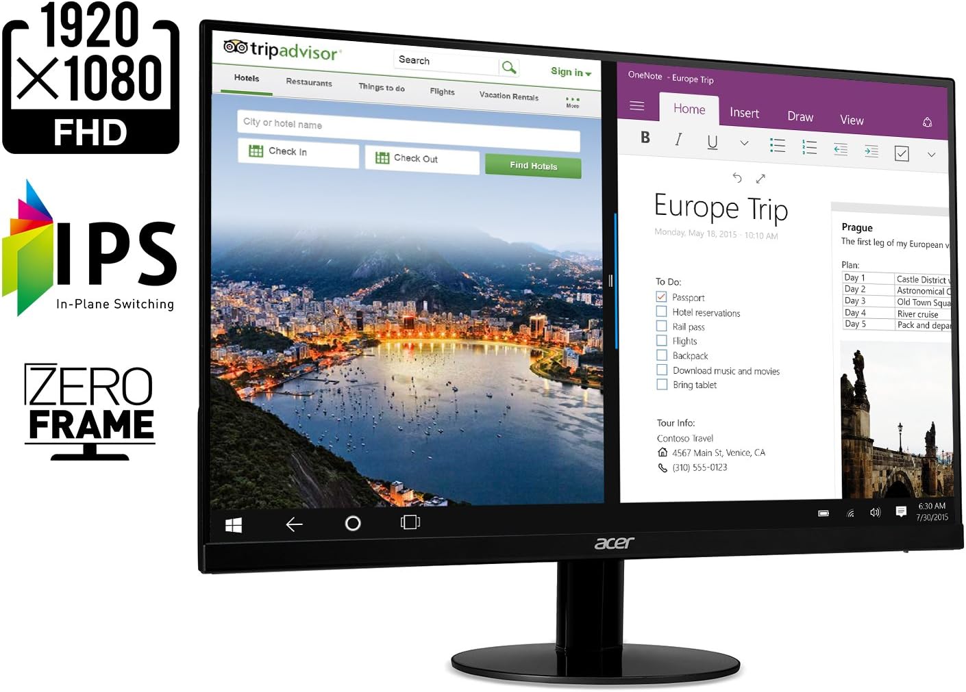 Acer SB220Q bi - Monitor de 21.5 pulgadas Full HD (1920 x 1080), monitor IPS...