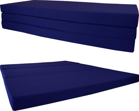 Shikibuton Cama plegable en 3, espuma de alta densidad de 1.8 lbs, tamaño Twin,