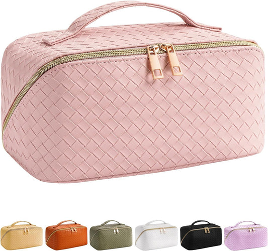 Bolsa de maquillaje Bolsa de cosméticos de viaje de gran capacidad, portátil de