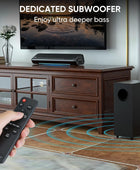 Saiyin Barras de sonido para TV con subwoofer, barra de sonido pequeña de bajo...